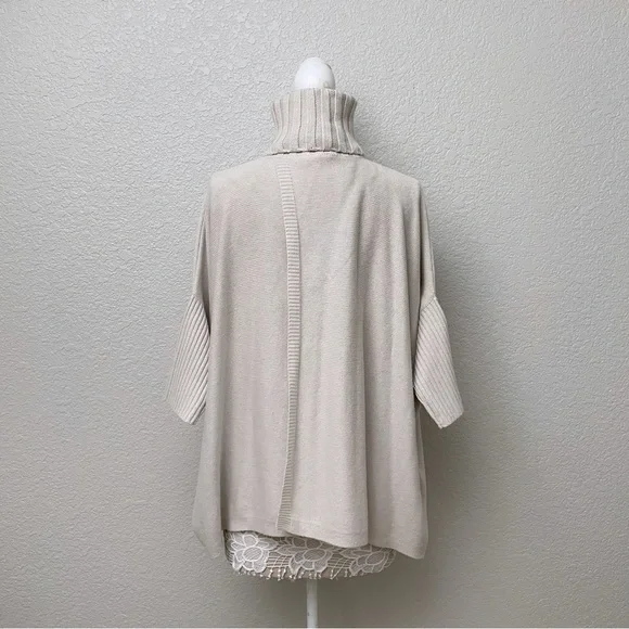 Diane Von Furstenberg Ahiga Turtleneck Poncho Sweater